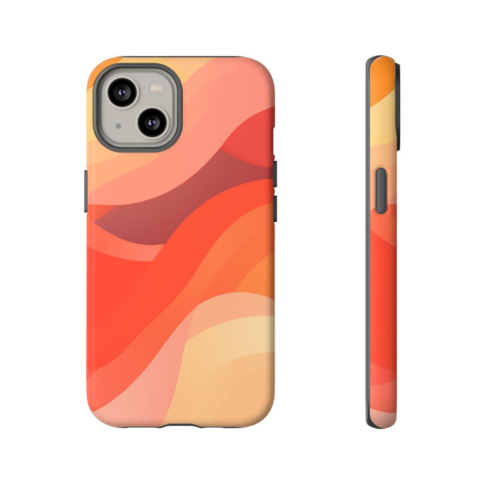 Warme Abstracte Golfpatronen