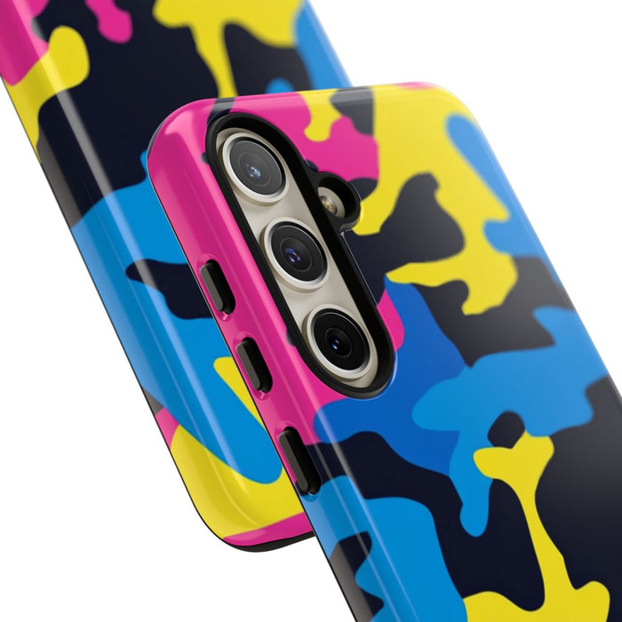 Neon Kleurrijk Camouflagepatroon