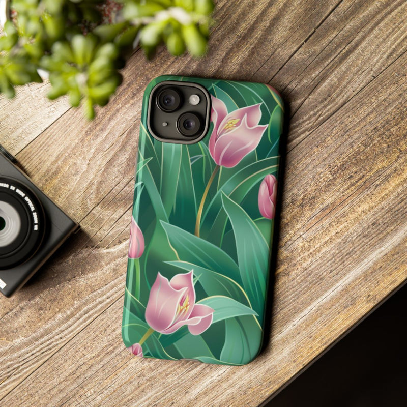 Roze Tulp Bloemenpatroon