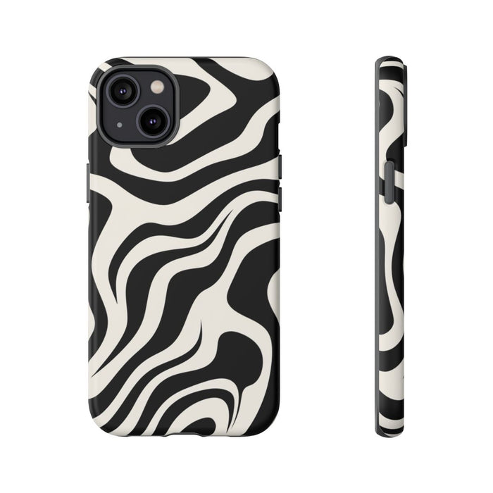 Zwart-Wit Abstract Zebra-Patroon