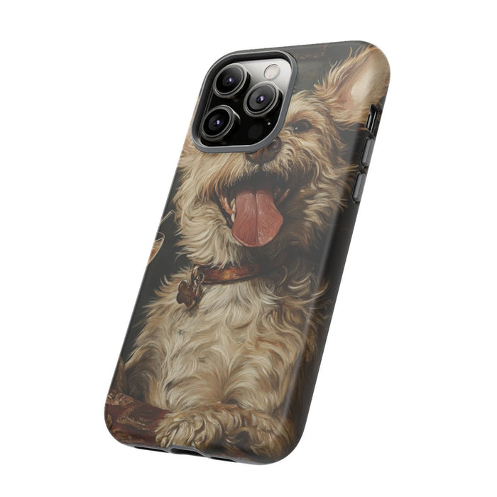 Vrolijke Terrier Met Cocktail
