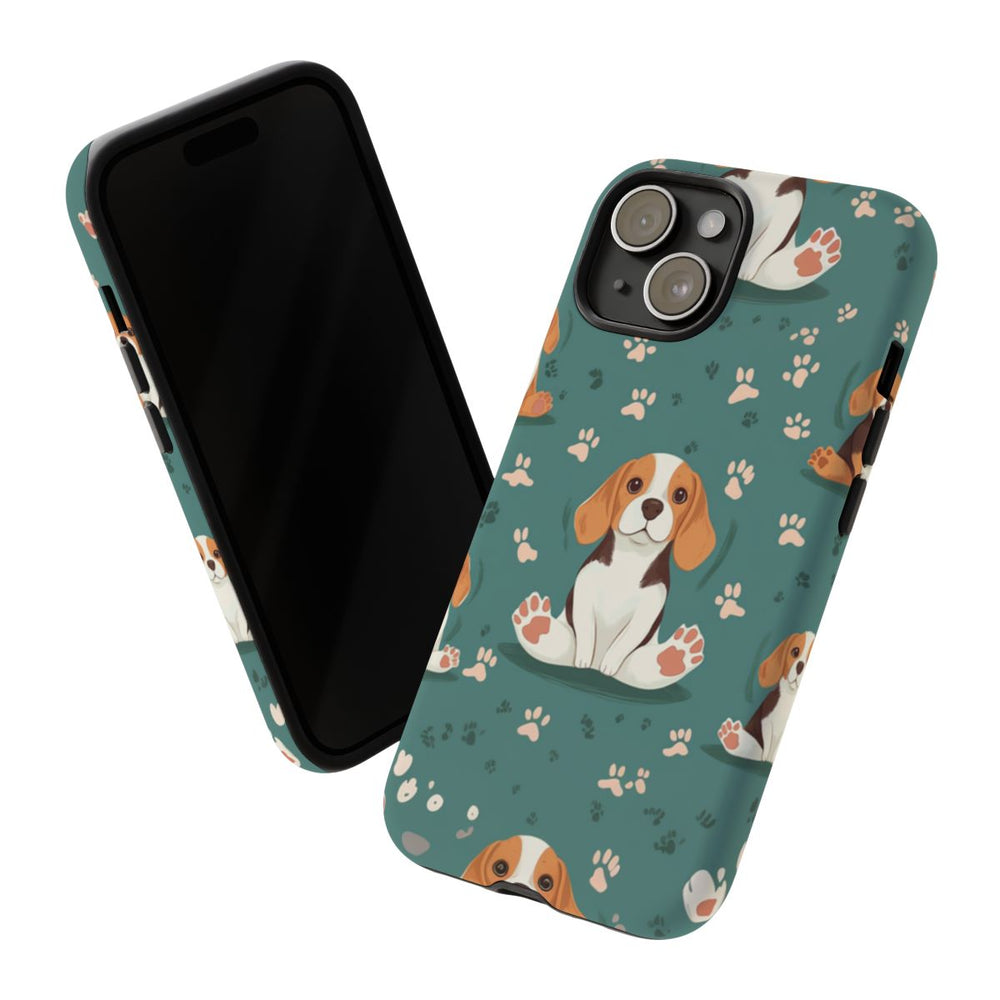 Beagles met Pootafdrukken Patroon