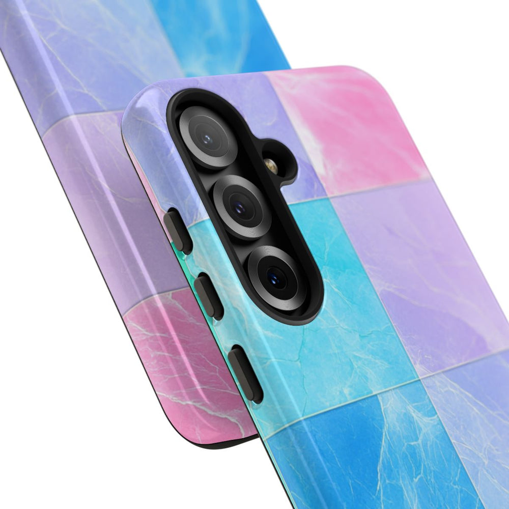 Pastelkleurige Marmertegels met Kleuroverloop