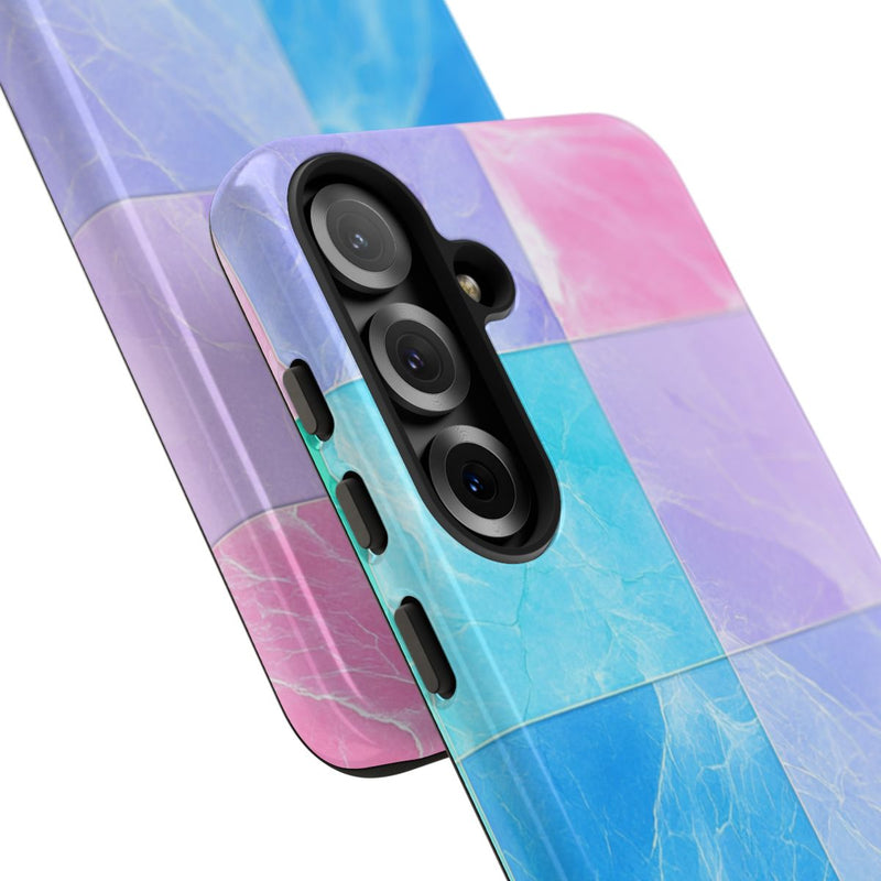 Pastelkleurige Marmertegels met Kleuroverloop