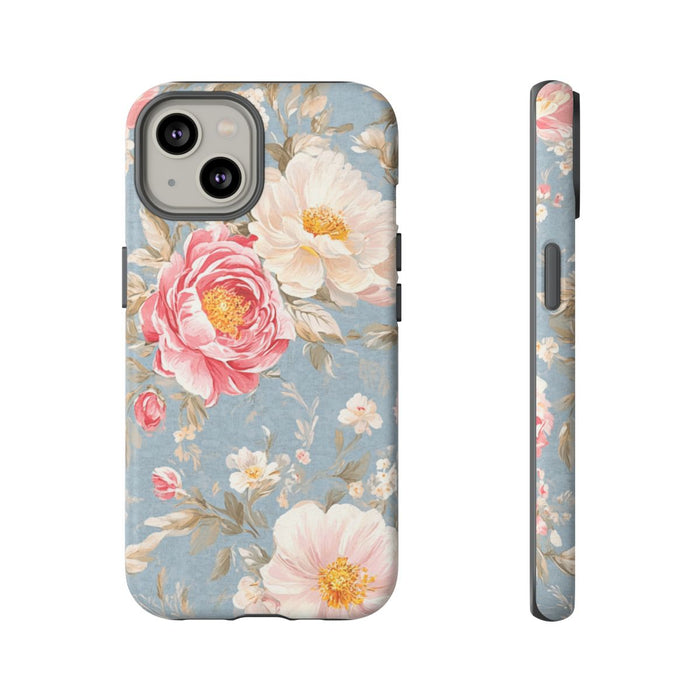 Romantisch Roze-Wit Bloemenpatroon