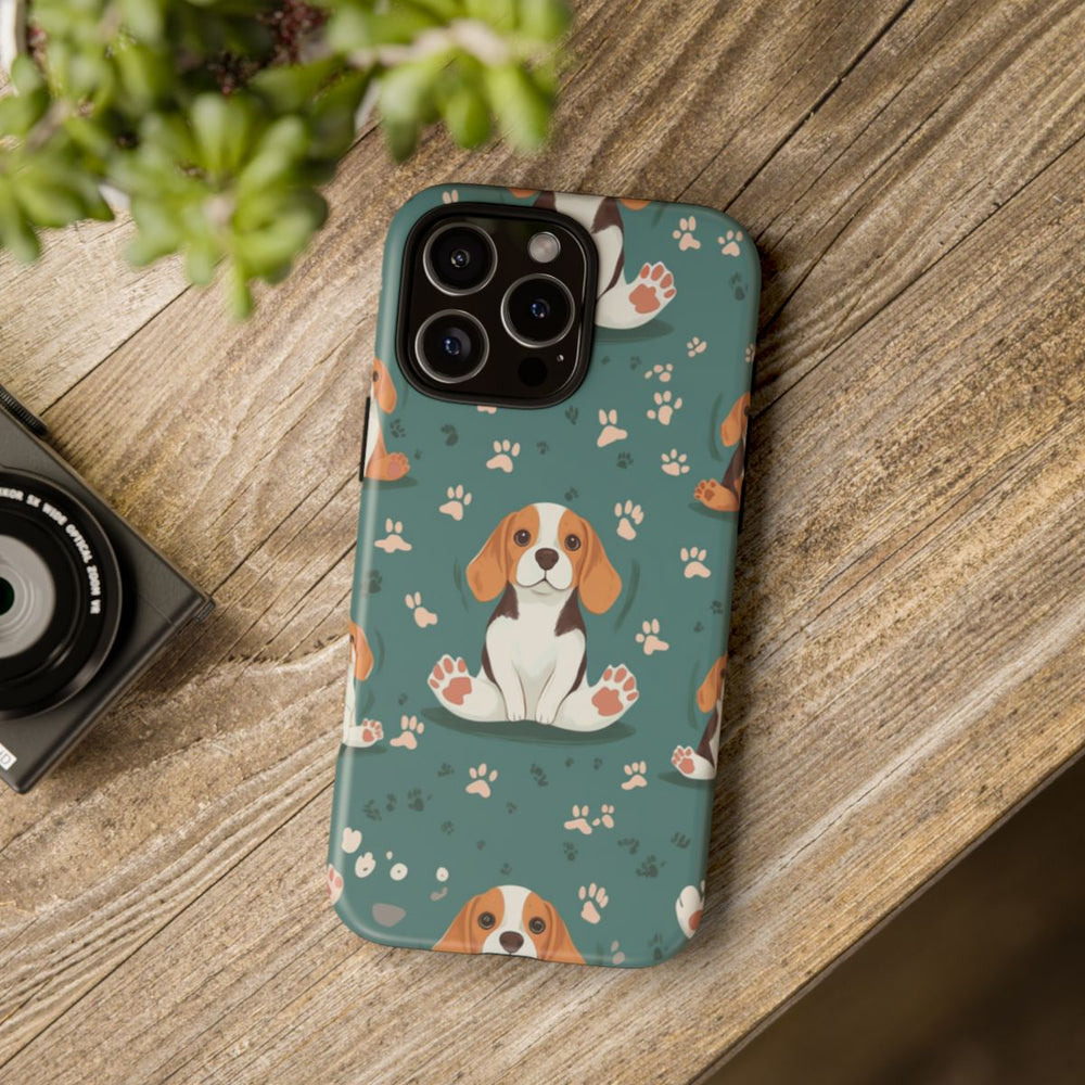 Beagles met Pootafdrukken Patroon