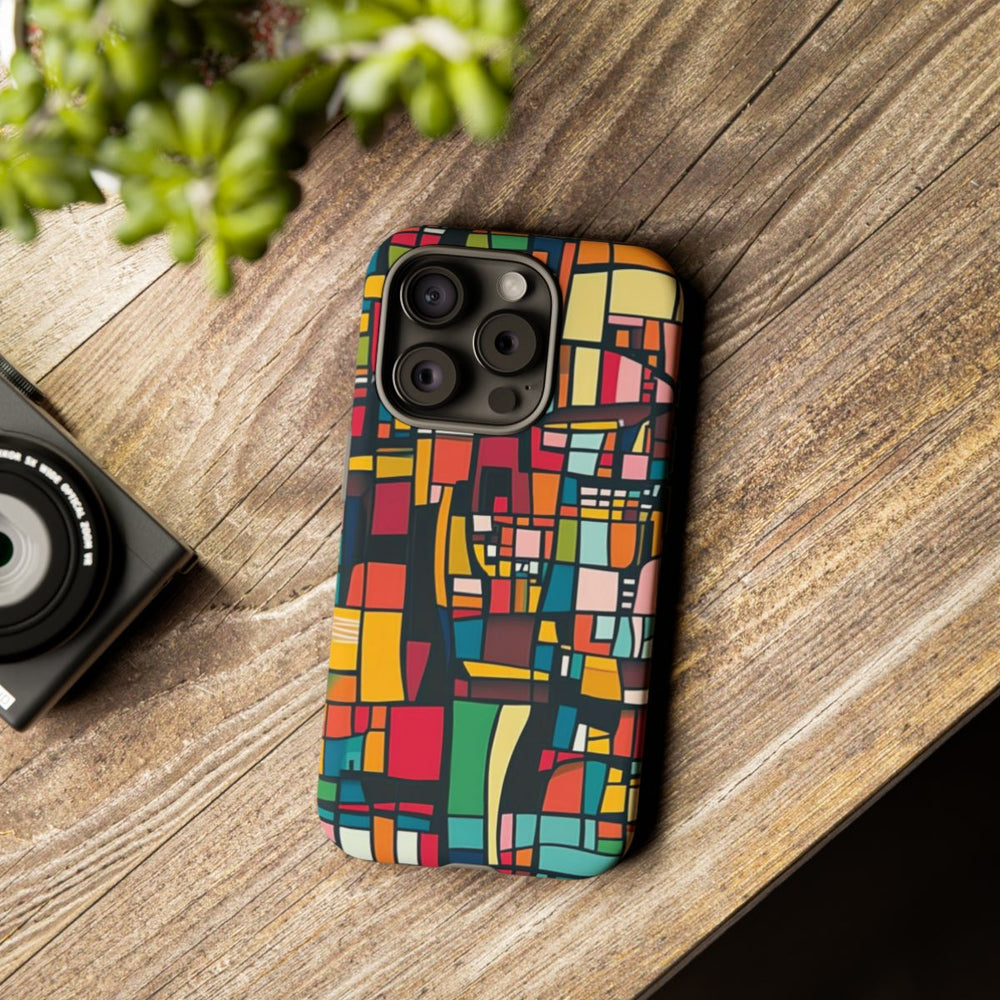 Abstract Veelgekleurd Geometrisch Patroon