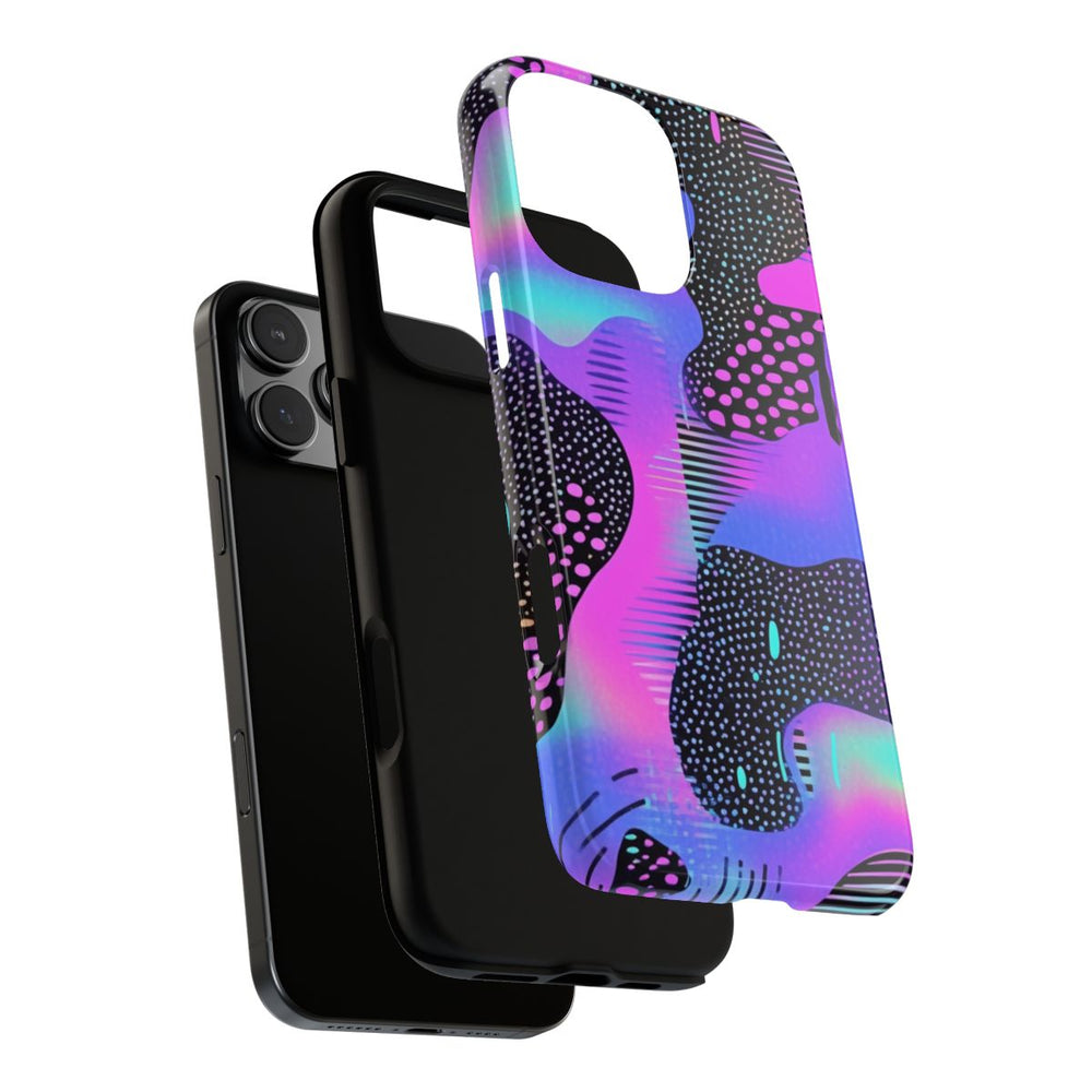Abstract Neon Vaporwave Patroon