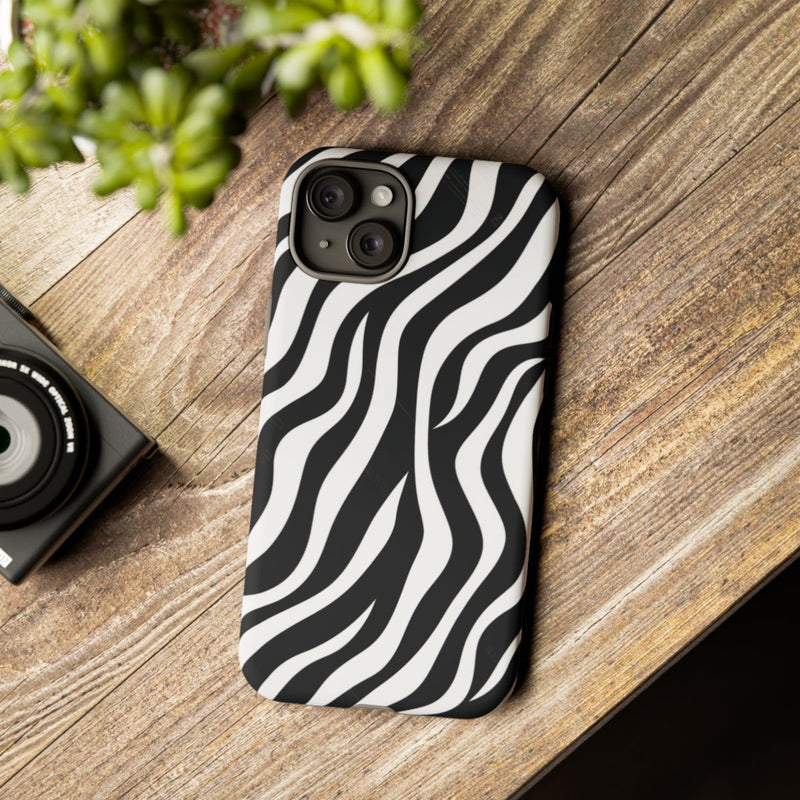 Zwart-Wit Zebra Strepenpatroon