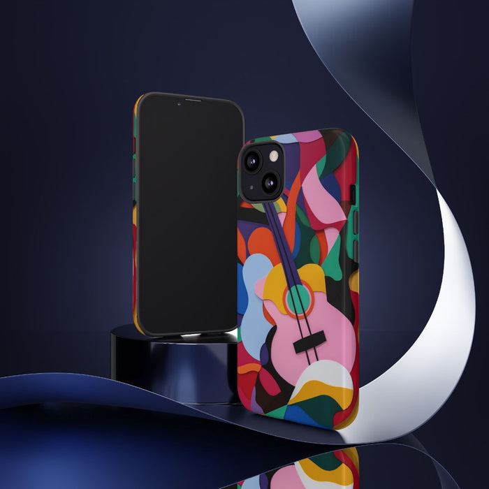 Kleurrijke Abstracte Gitaar