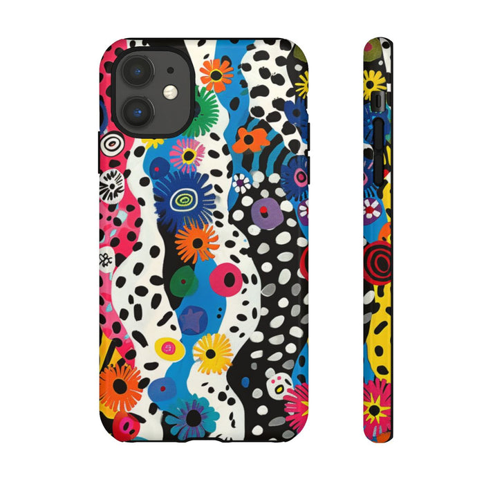 Kleurrijk Abstract Bloemen-Zebra Patroon