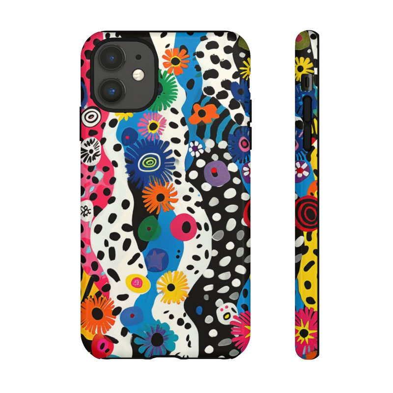 Kleurrijk Abstract Bloemen-Zebra Patroon