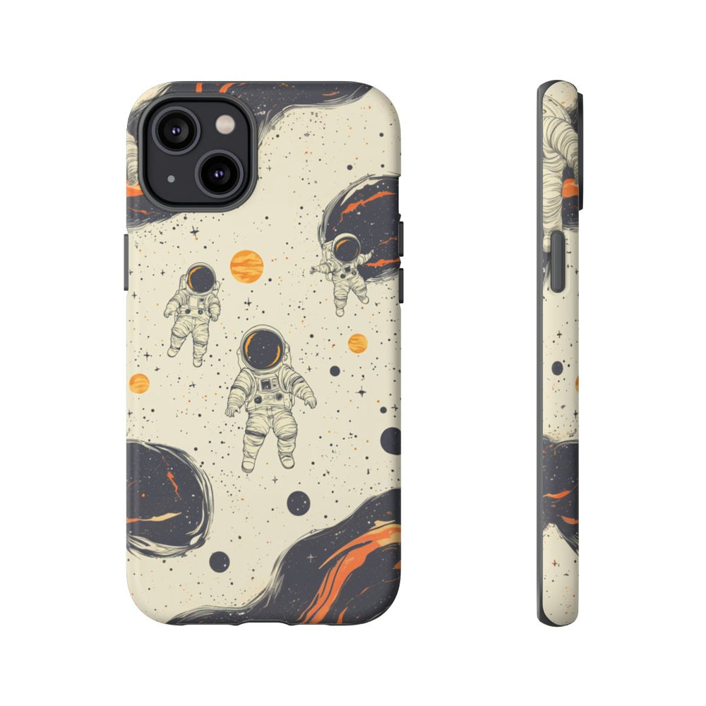 Astronauten en Kosmische Wolkenpatroon