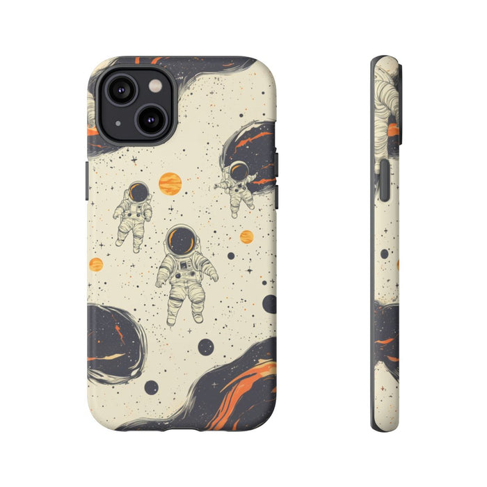 Astronauten en Kosmische Wolkenpatroon
