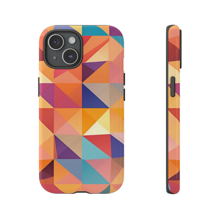 Kleurrijk Geometrisch Hoekpatroon