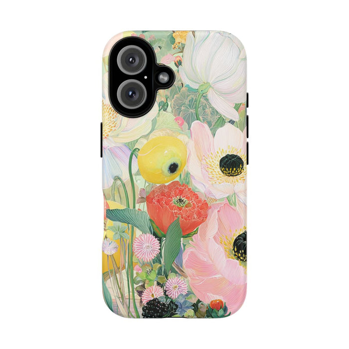 Lichte Pastelbloemen met Vogels