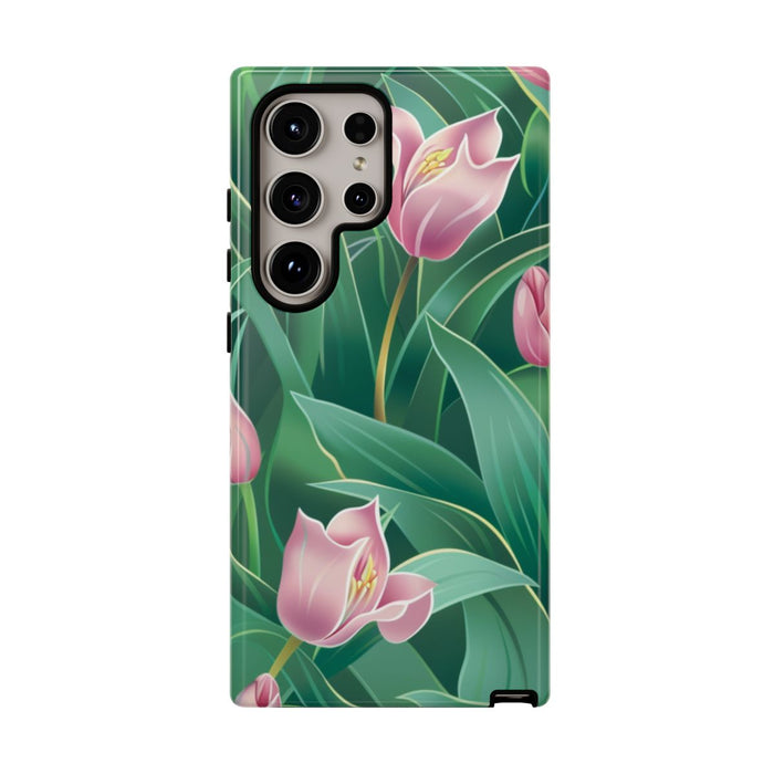Roze Tulp Bloemenpatroon