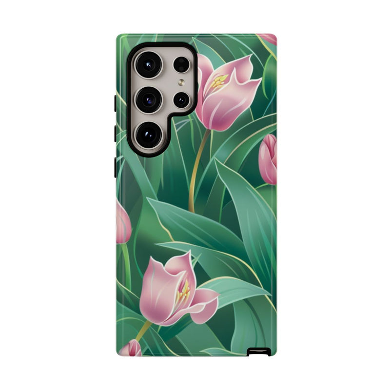 Roze Tulp Bloemenpatroon