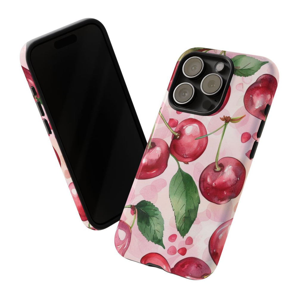 Aquarel Kersenpatroon