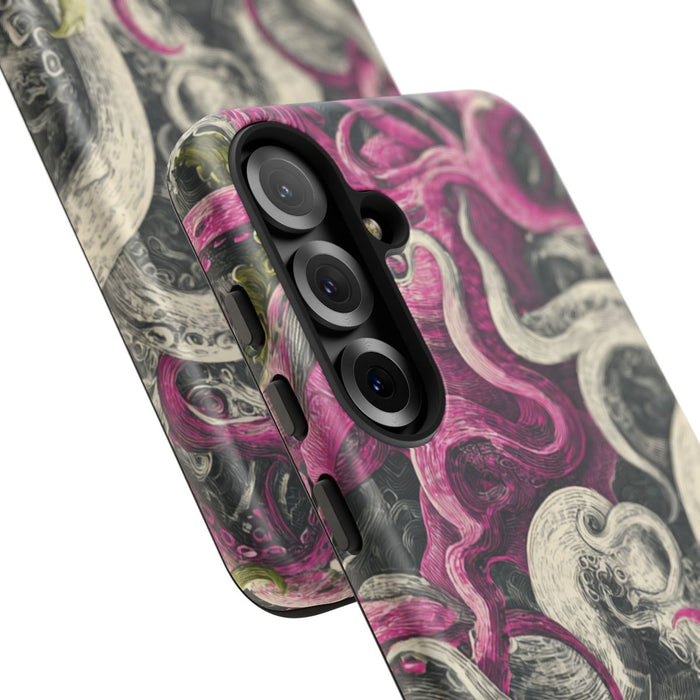 Gedetailleerd Tentakelpatroon met Wervelende Swirls