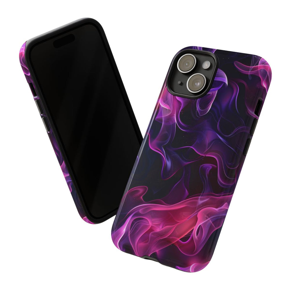 Violette en Roze Abstracte Vlammen
