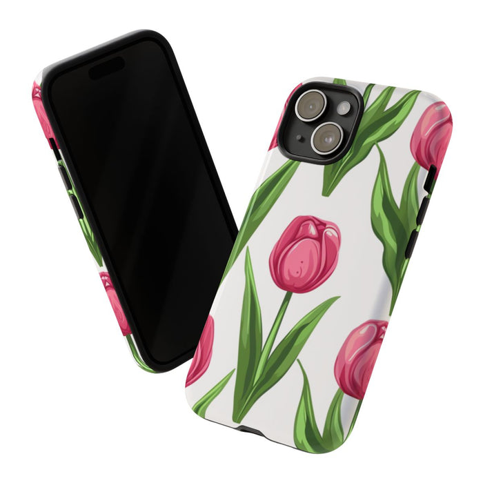 Roze Tulp Bloemenpatroon