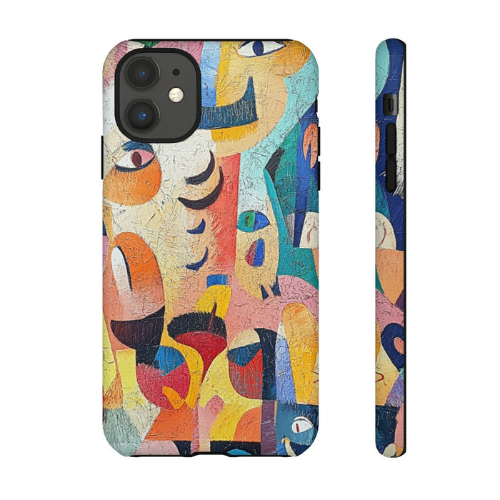 Abstracte Kleurrijke Gezichten en Vormen