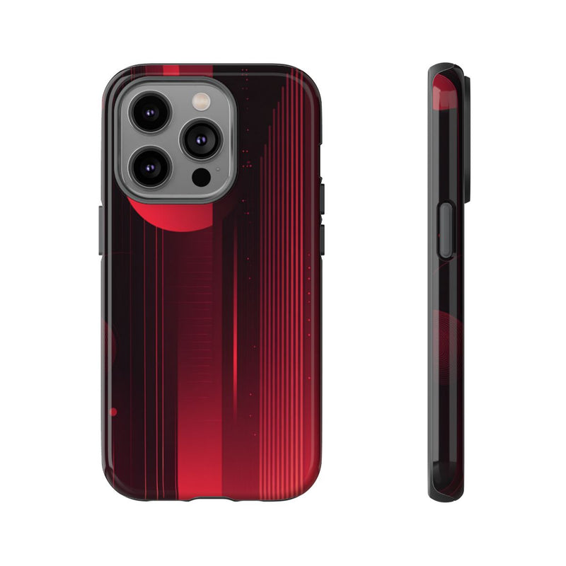 Abstract Rood Geometrisch Ontwerp