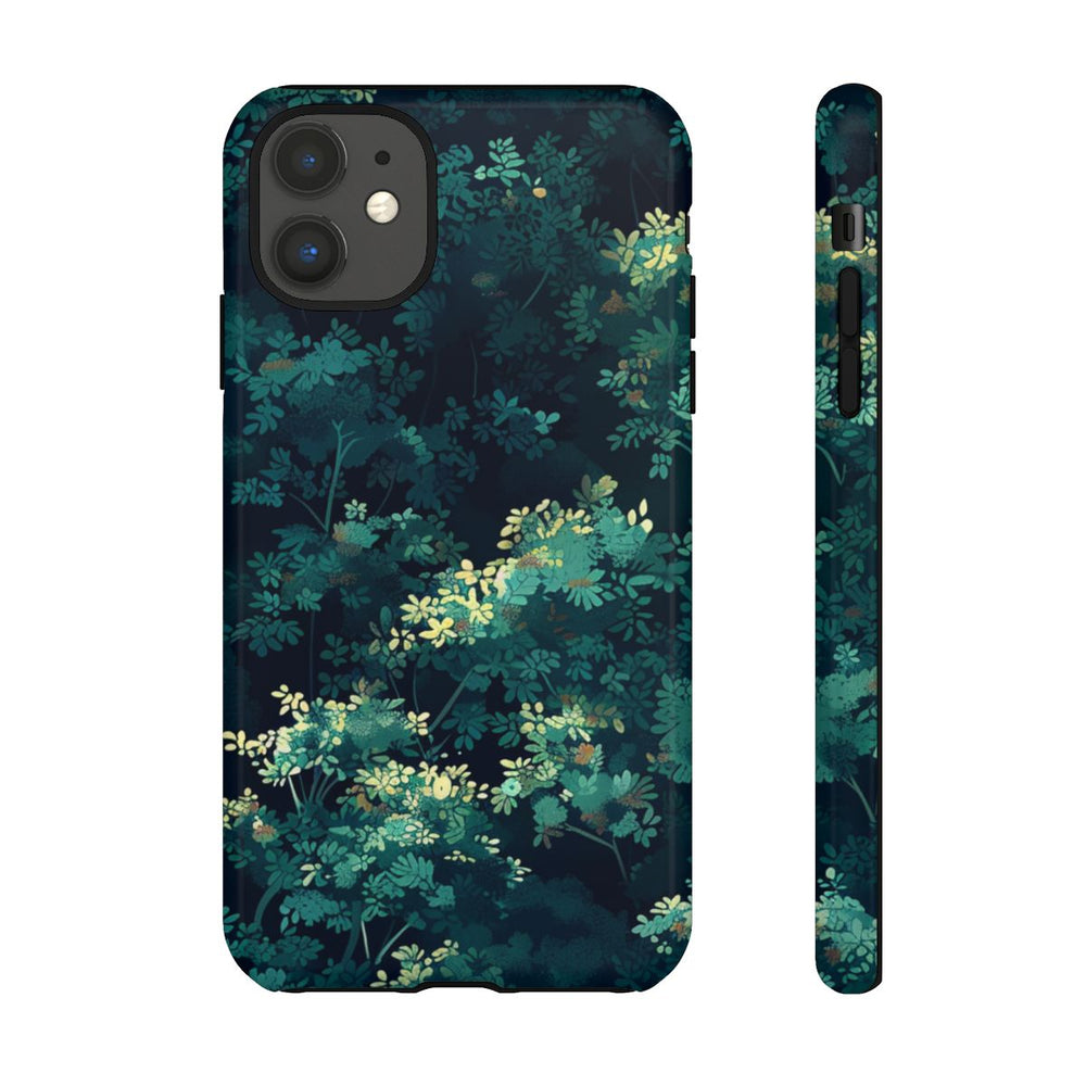 Donkergroen Bladerpatroon