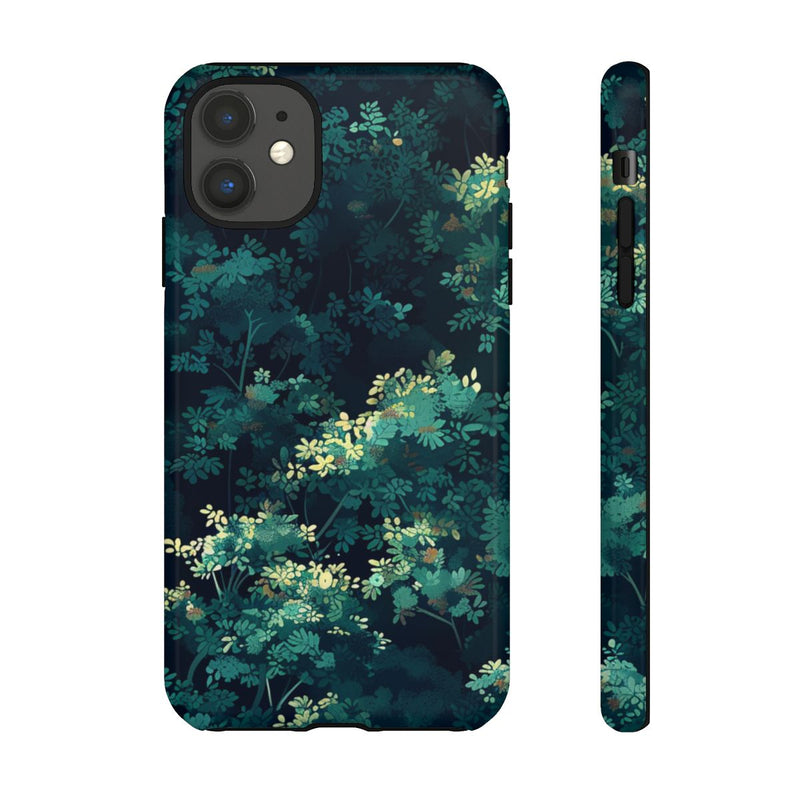 Donkergroen Bladerpatroon