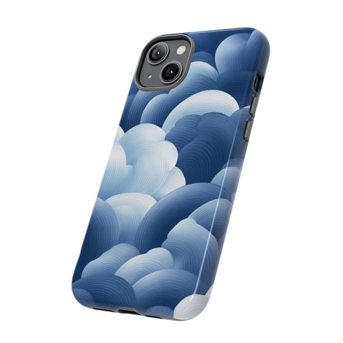Blauw-Wit Wolkenpatroon
