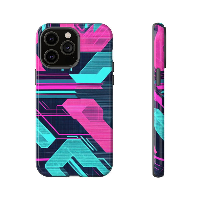 Neon Geometrisch Cyberpunkpatroon
