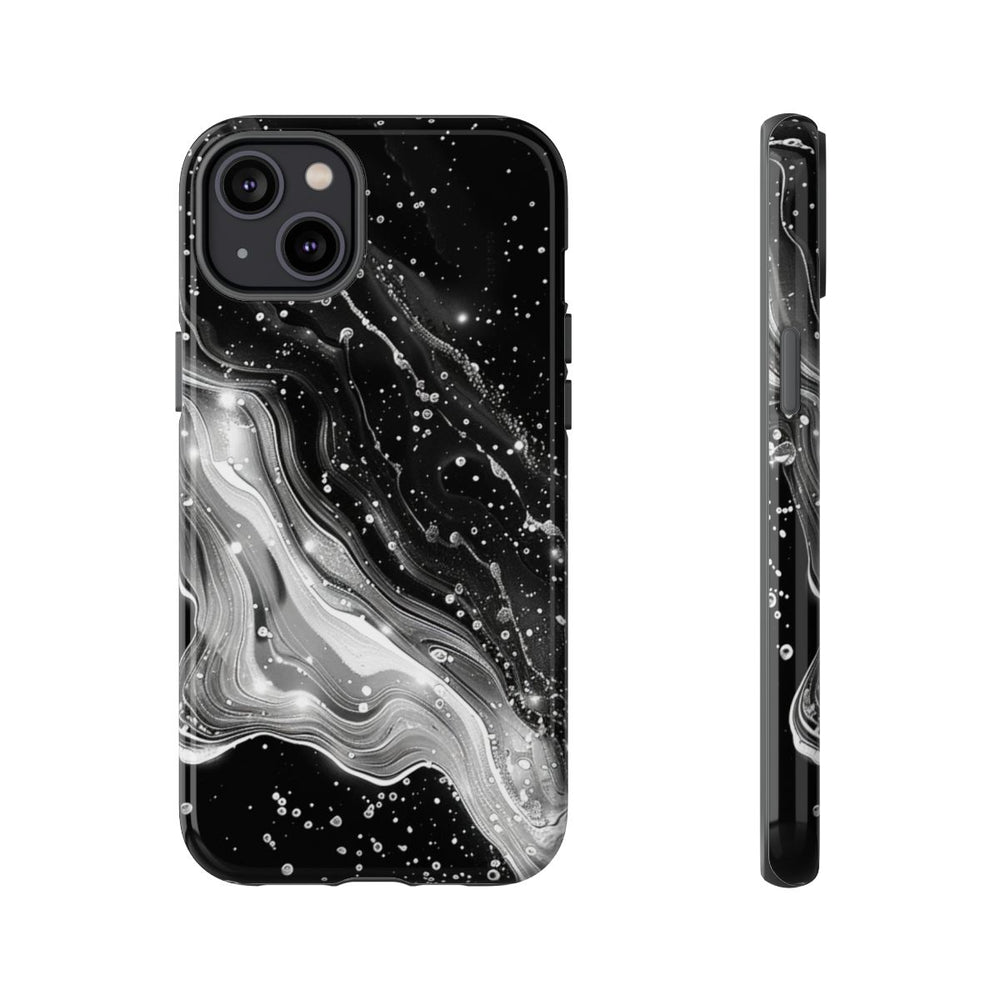 Zwart-Wit Abstracte Galaxie