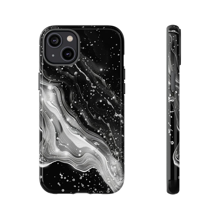 Zwart-Wit Abstracte Galaxie