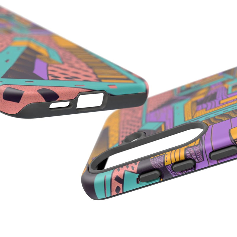 Geometrisch Abstract Patroon met Dieptewerking