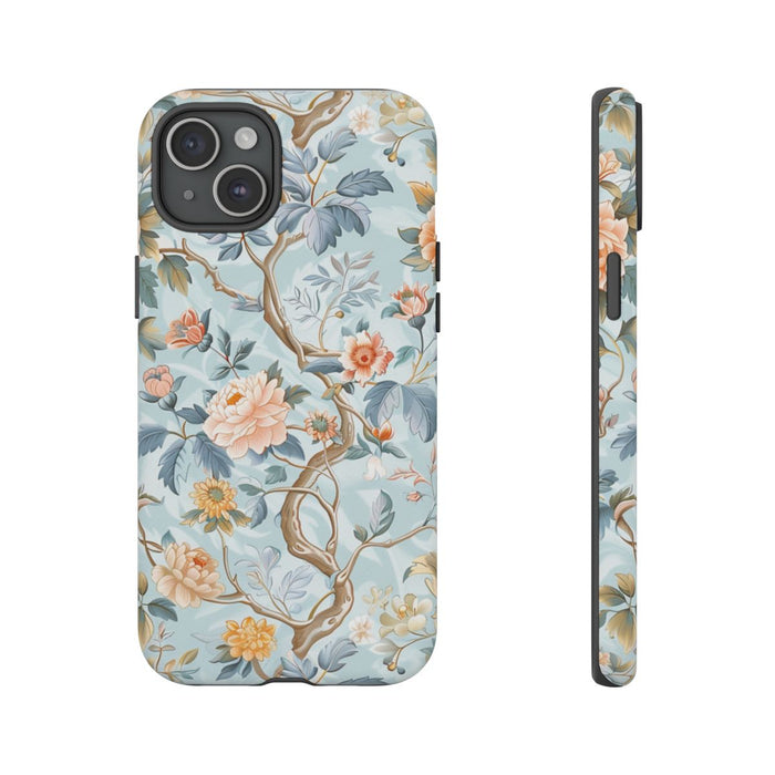 Pastel Chinoiserie Bloemenpatroon