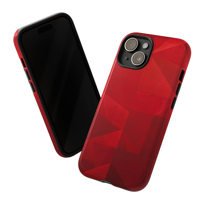 Rood Geometrisch Abstract Ontwerp