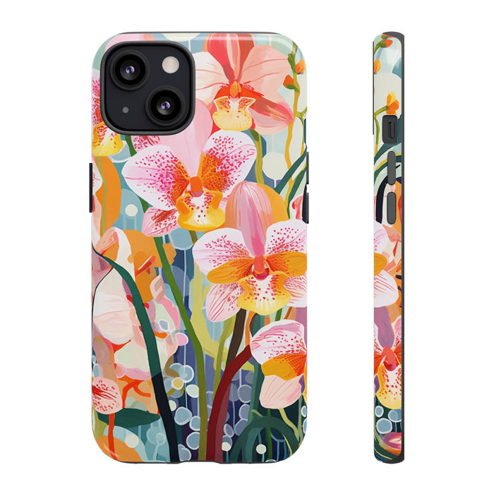 Kleurrijke Orchideeën Illustratie