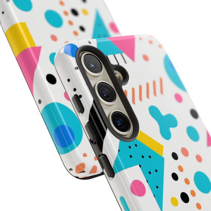 Kleurrijk Memphis Stijl Geometrisch Patroon