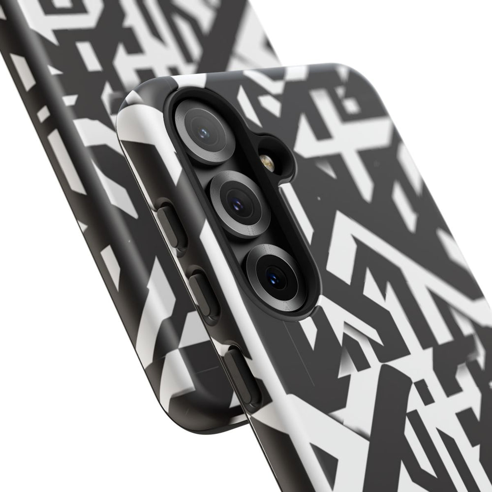 Zwart-Wit Geometrisch Patroon