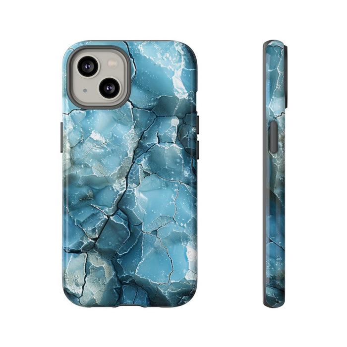 IJzige Fractalstructuur met Grunge