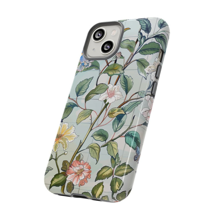 Vintage Bloemenpatroon met Vlinders