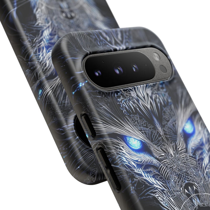 Majestueuze Wolf met Gloeiende Ogen