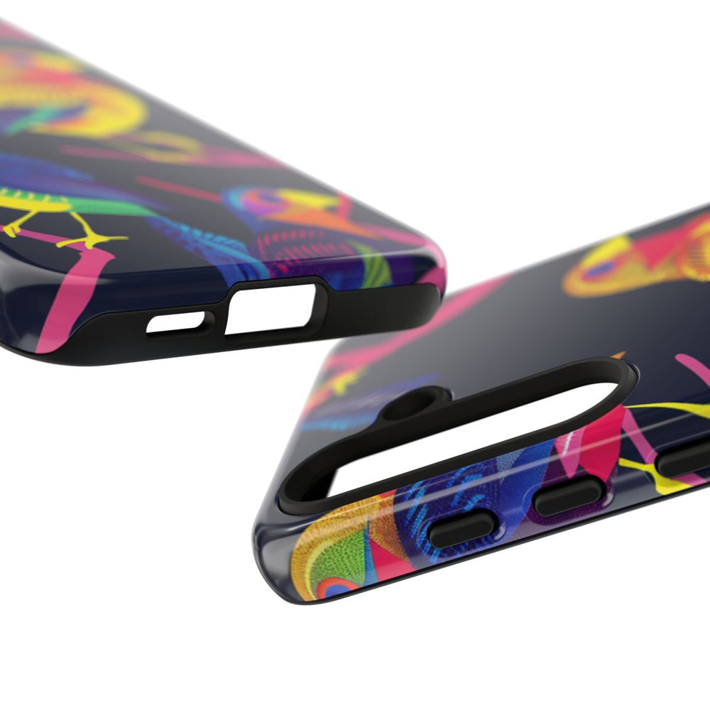 Neonkleurige Vogels op Takken