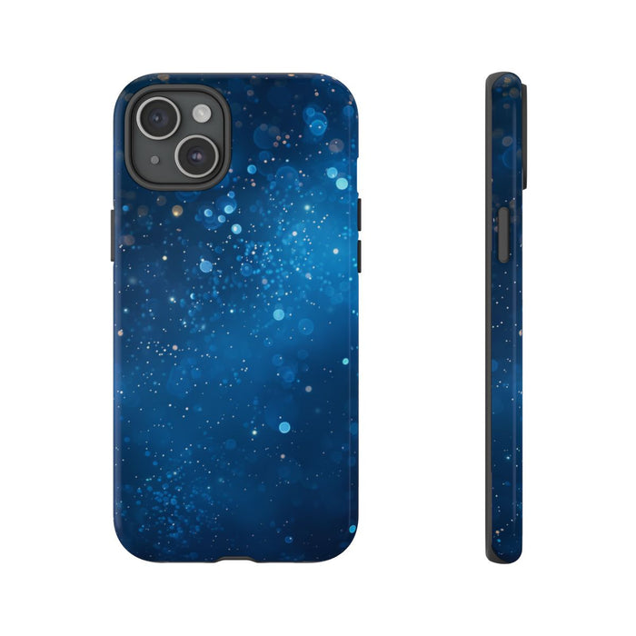 Diepblauwe Sprankelende Lichten