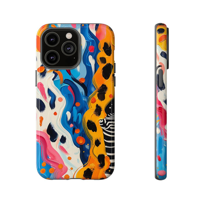 Abstract Kleurrijk Zebra Patroon