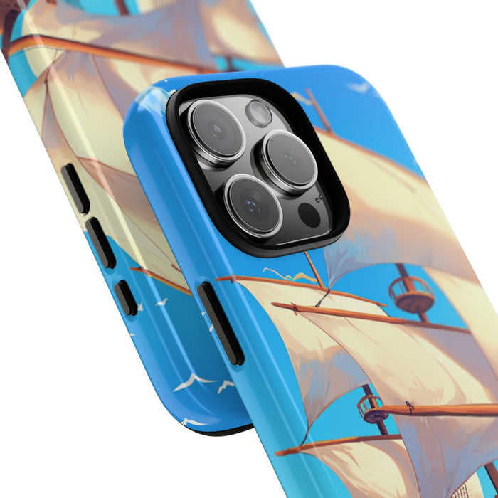 Zeilschip op Blauwe Oceaan