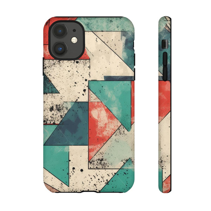 Abstract Geometrisch Patroon in Gedempte Kleuren