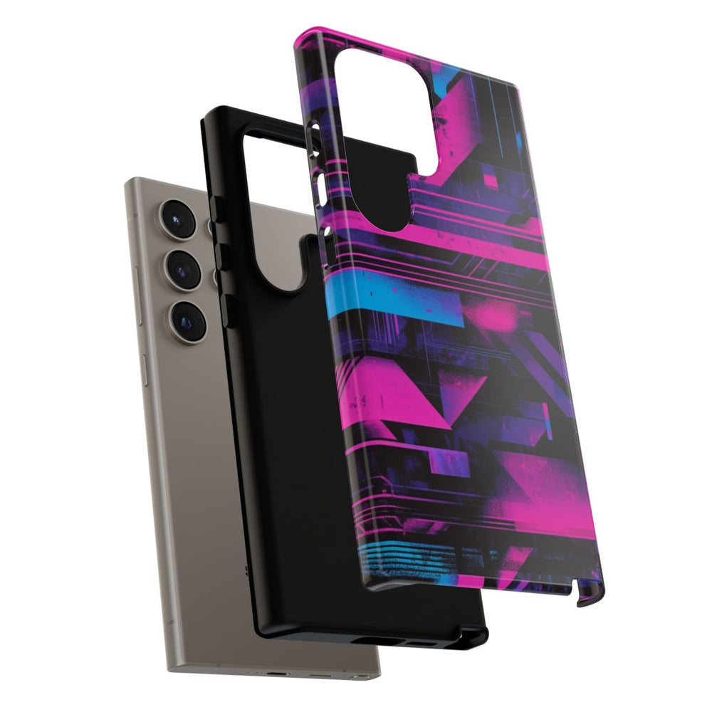 Neon Geometrisch Abstract Patroon