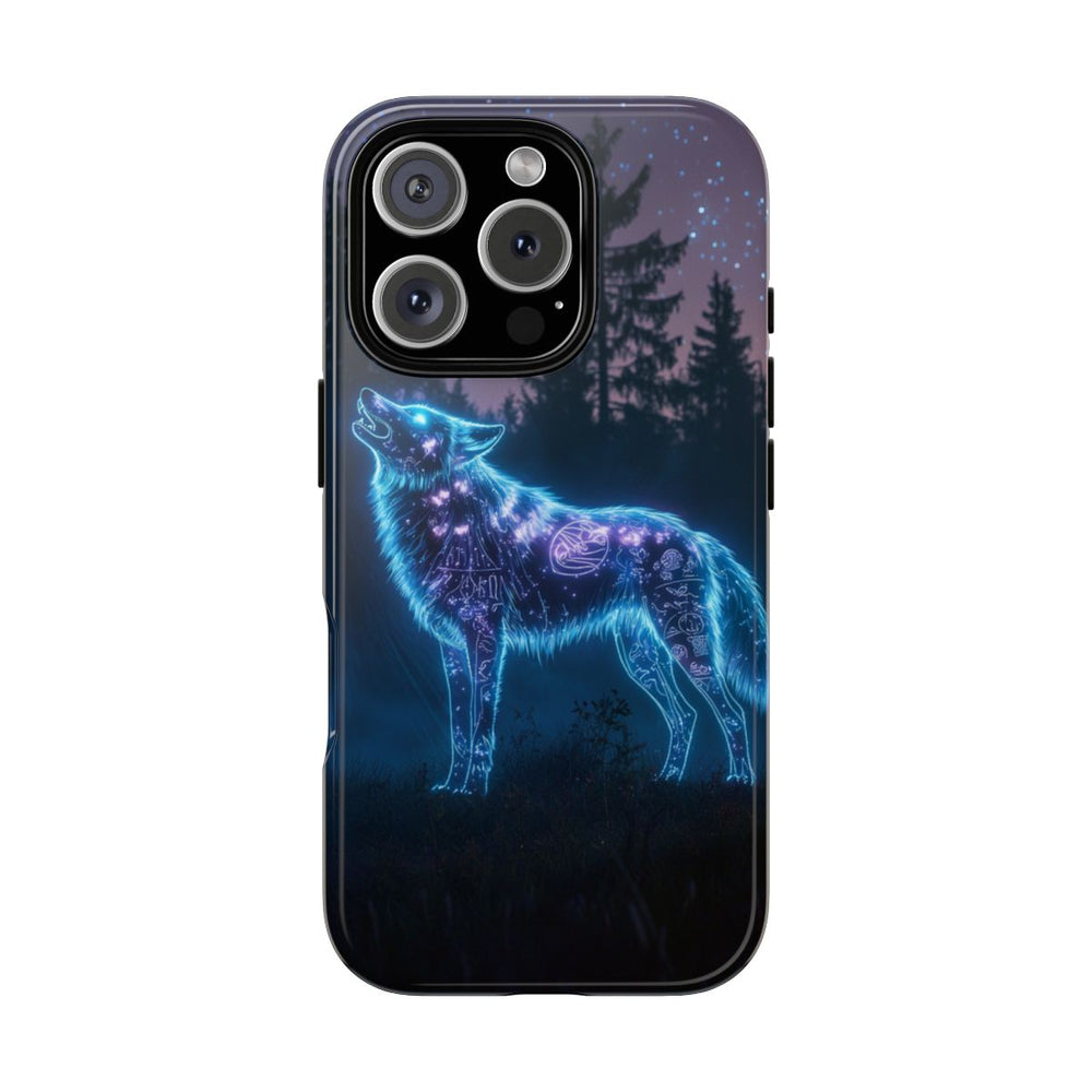 Gloeiende Wolf met Oeroude Symbolen